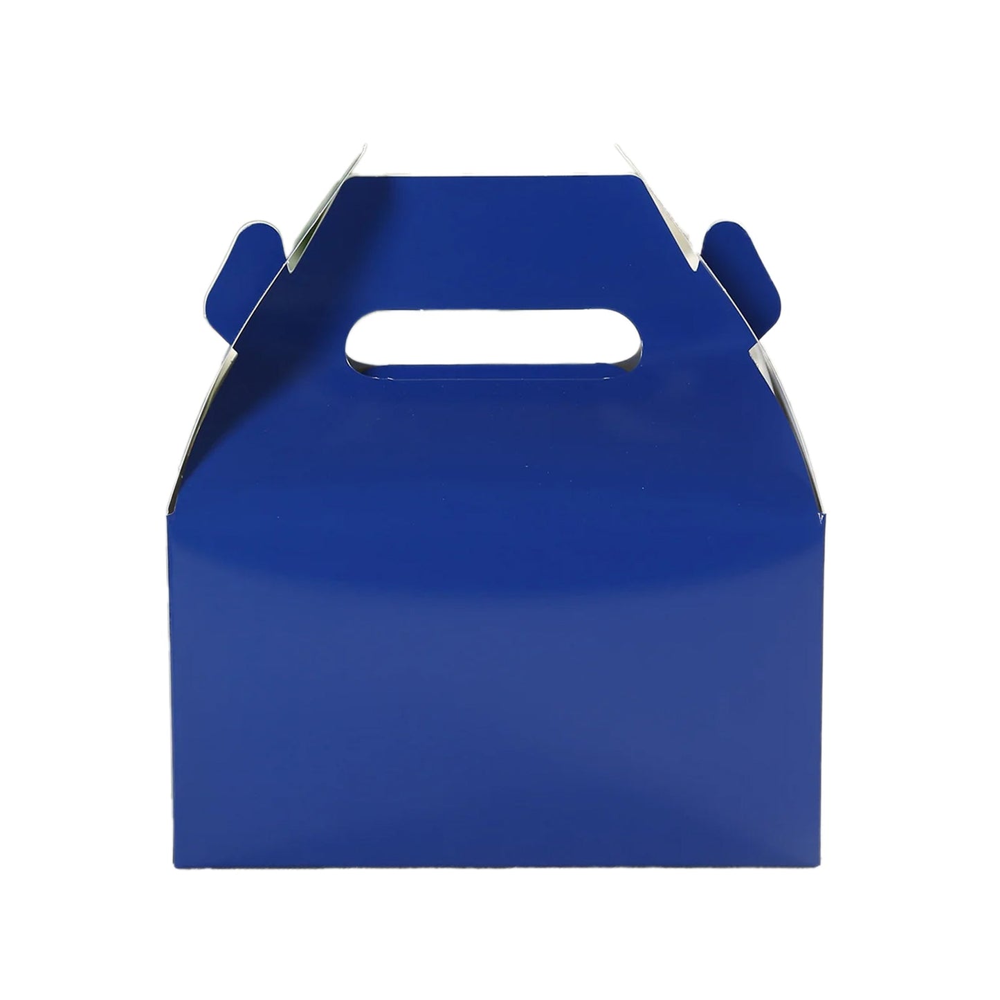 25 Pack Candy Gift Tote Gable Boxes, Royal Blue Party Favor Treat Boxes - 6"x3.5"x7"