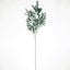 2 Bushes 42" Tall Frosted Green Artificial Silk Beech Leaf Branches, Faux Plant Stem Vase Fillers