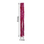 Metallic Fuchsia Foil Fringe Hanging Curtain Column