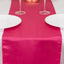 Lamour Satin 12"x108" Table Runner Fuchsia - Smooth & Lustrous Finish