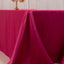 Lamour Satin 90"x156" Rectangle Tablecloth Fuchsia - Luxurious, Soft Seamless Table Cover