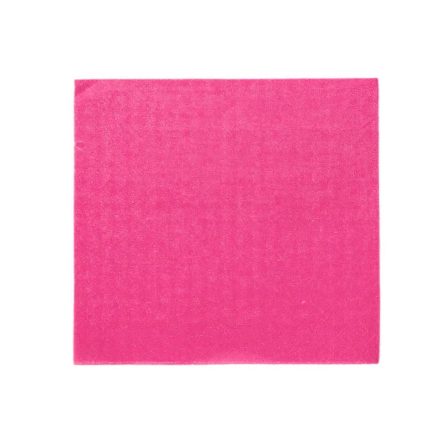 50-Pack Paper Beverage Napkins Fuchsia - 2 Ply Disposable Soft 18GSM Cocktail Napkins 5"x5"