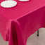 Lamour Satin 60"x102" Rectangle Tablecloth Fuchsia - Durable & Silky Soft Feel Table Cover