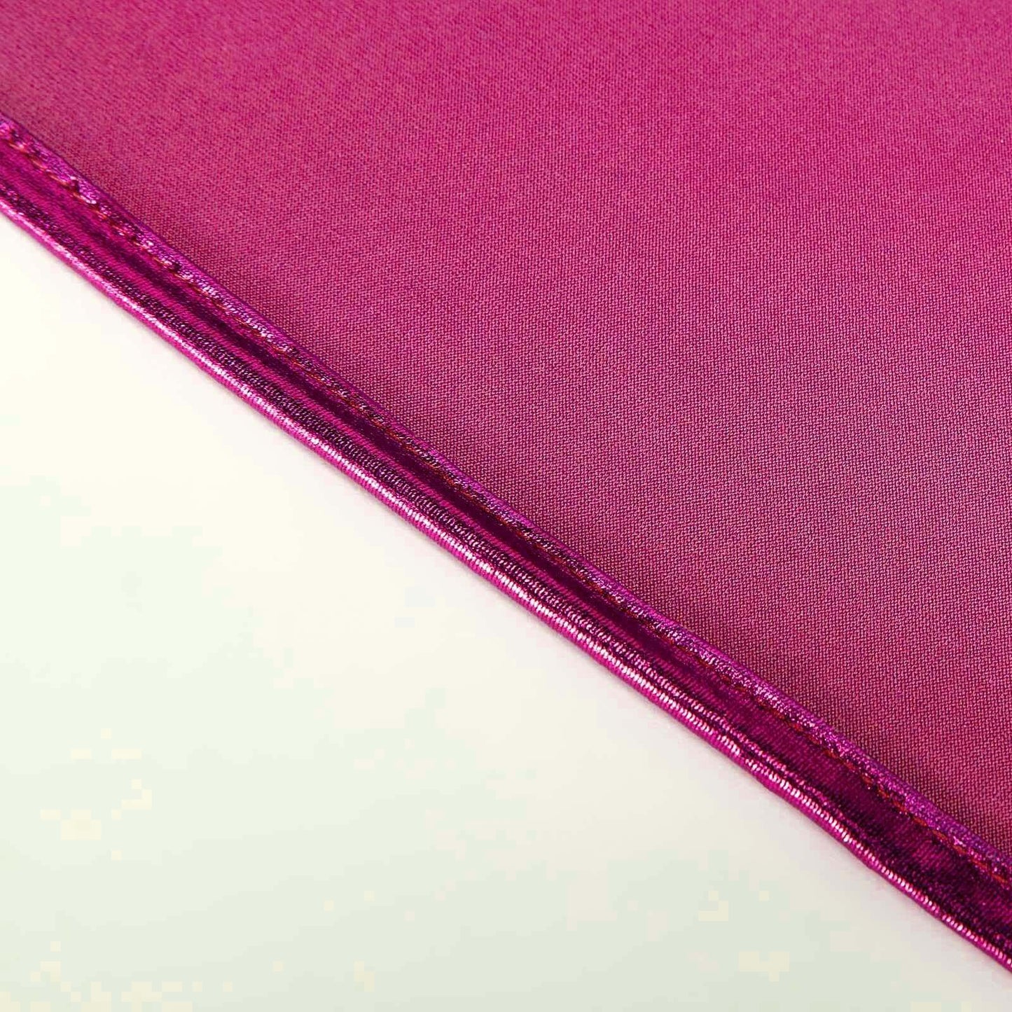 5 Pack Metallic Spandex Chair Sashes Fuchsia - Stretch Fit Chair Bands With Round Diamond Buckles