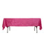 Premium Crushed Velvet 60"x102" Rectangle Tablecloth Fuchsia - Reusable Soft Table Cover
