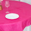 Taffeta 72"x72" Table Overlay Square Tablecloth Fuchsia - Accordion Crinkle Table Cover