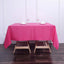 Polyester Square 70"x70" Tablecloth Fuchsia - Wrinkle-Resistant & Durable Table Cover