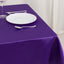 Lamour Satin 54"x54" Table Overlay Square Tablecloth Purple - Durable & Silk-Like Table Cover