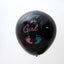 24" Gender Reveal Blue Confetti Filled Boy Or Girl Print Latex Balloon