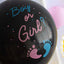 24" Gender Reveal Pink Confetti Filled Boy Or Girl Print Latex Balloon