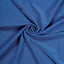 Spandex 30" Round Cocktail Table Cover Skirt Royal Blue With Natural Wavy Drapes