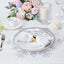 6-Pack Dining Table Mats Snowflake Design Silver - Vinyl Non-Slip Surface for Winter Decor 18"