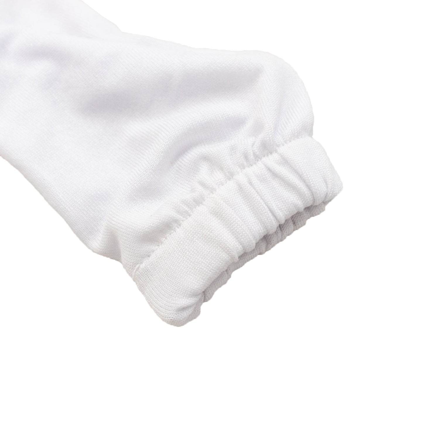 20ft Spandex Upright Pole Cover â€“ White, Stretch Fabric for Curved Aluminum Chandelier Hanger, Pipe & Drape, Lighting & Stage Use, Event Setup