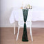 5 Pack Glitz Sequin Chair Sashes with Geometric Diamond Design 6"x88" Hunter Emerald Green