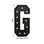 Giant LED Marquee Light Up Letter ’G’ Black 4ft Pre-Cut Foam Board with 10 Warm White Battery Operated LEDs Glue Gun