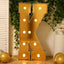 Giant LED Marquee Light Up Letter ’K’ Gold 4ft Pre-Cut Foam Board with 10 Warm White Battery Operated LEDs Glue Gun