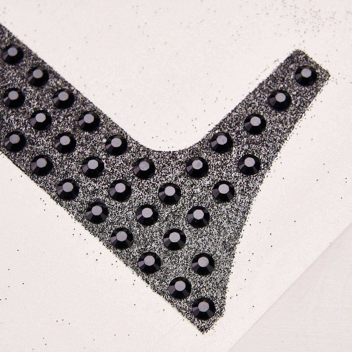 Decorative Rhinestone Number "8" Stickers, Glitter Adhesive Craft Numbers Black DIY Sparkle Embellishments 4"