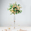 Acrylic Crystal Pillar Candle Stand Gold/Clear - Table Centerpiece and Wedding Flower Bowl Pedestal 24"