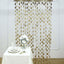 Champagne Round Chain Foil Fringe Curtain Party Backdrop, Metallic Champagne Tinsel Streamer Party Decor - Door Window Foil Curtain - 3ftx6.5ft