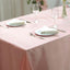 Satin Rectangular 60"x102" Tablecloth Dusty Rose - Smooth and Lustrous Table Cover