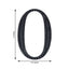 Decorative Rhinestone Number "0" Stickers, Glitter Adhesive Craft Numbers Black DIY Sparkle Embellishments 6"