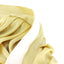Satin 14ft Table Skirt Champagne - Pleated Double Drape Table Cover