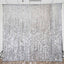 20ftx10ft Silver Big Payette Sequin Event Curtain Drapes, Backdrop Event Panel
