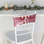 5 Pack Metallic Spandex Chair Sashes Rose Gold - Stretch Fit Chair Bands With Round Diamond Buckles