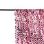 8ftx8ft Pink Big Payette Sequin Event Curtain Drapes, Backdrop Event Panel