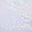 Sequin 60"x102" Rectangle Tablecloth Iridescent Blue - Big Payette Design for Modern Gatherings
