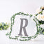 Decorative Rhinestone Alphabet "R" Letter Stickers, Glitter Adhesive Craft Letters Black DIY Sparkle Embellishments 8"