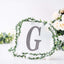 Decorative Rhinestone Alphabet "G" Letter Stickers, Glitter Adhesive Craft Letters Black DIY Sparkle Embellishments 8"