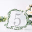Decorative Rhinestone Number "5" Stickers, Glitter Adhesive Craft Numbers Silver DIY Sparkle Embellishments 8"