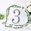 Decorative Rhinestone Number "3" Stickers, Glitter Adhesive Craft Numbers Black DIY Sparkle Embellishments 8"