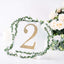Decorative Rhinestone Number "2" Stickers, Glitter Adhesive Craft Numbers Gold DIY Sparkle Embellishments 8"