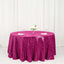 Sequin 120" Round Tablecloth Fuchsia - Seamless Glittering Table Cover