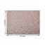 6-Pack Placemats Glitter Design Rose Gold Sparkle Rectangle - Non-Slip Decorative Dining Table Mats 12"x18"