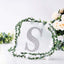 Decorative Rhinestone Alphabet "S" Letter Stickers, Glitter Adhesive Craft Letters Silver DIY Sparkle Embellishments 8"