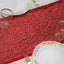 Sequin 12"x108" Table Runner Red - Glittering Design