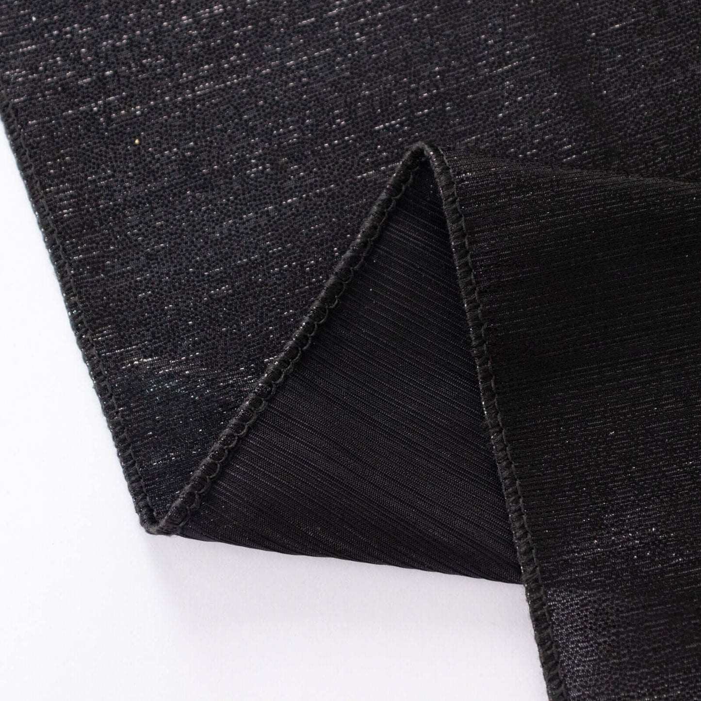 Sequin Dots Polyester 60"x126" Rectangle Tablecloth Shimmering Black - Wrinkle Free & Sparkling Table Cover