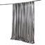 Black White Striped Satin Backdrop Curtain Drapery, Glossy Event Photography Background Room Divider Curtain Panel - 8ftx10ft