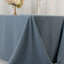 Premium Polyester 90"x132" Rectangle Tablecloth Dusty Blue - Seamless 220GSM Stain-Resistant Table Cover