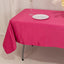 Lamour Satin 60"x102" Rectangle Tablecloth Fuchsia - Durable & Silky Soft Feel Table Cover