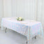 Sequin 60"x102" Rectangle Tablecloth Iridescent Blue - Big Payette Design for Modern Gatherings