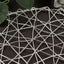 6-Pack Table Placemats Woven Fiber Design Silver Round - Disposable Mats for Dining and Events 15"