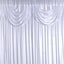 20ftx10ft White Premium Double Drape Satin Event Curtain Drapes, Glossy Photo Backdrop Event Panel