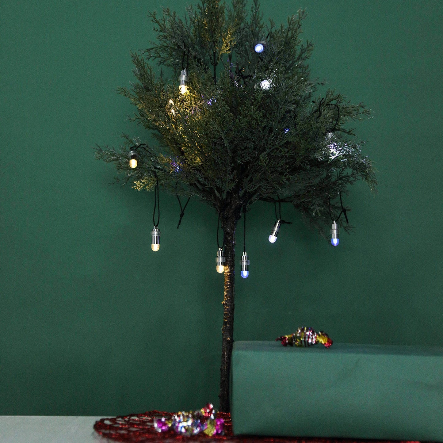 12-Pack Balloon Lights Bullet Design Purple - Waterproof LED Centerpiece Filler Lights