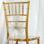 5 Pack 6"x108" Silver Sheer Organza Chair Sashes