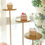 Metal Cake Stand with 12-Arm Tiered Cupcake Holders Gold - Layered Dessert Display Tower Centerpiece for Luxurious Weddings Gala Events & Dessert Buffets 29"