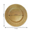 6-Pack Acrylic Plastic Round Charger Plates 13" in Gold with Dust Free Glitter Finish, Decorative Dinner Party Charger Tableware